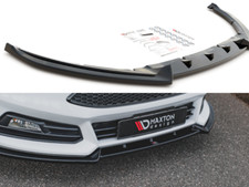 Front Diffuser Splitter V4 Maxton Design Gloss Black for Ford Focus St Mk3 FL
