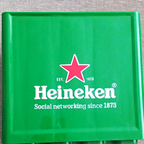 Heineken green plastic - heineken, beer