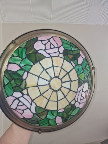 Tiffany style ceiling - style, light
