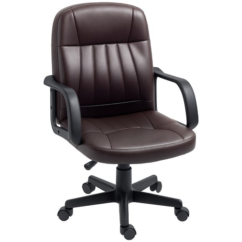 Homcom leather office - leather, chair