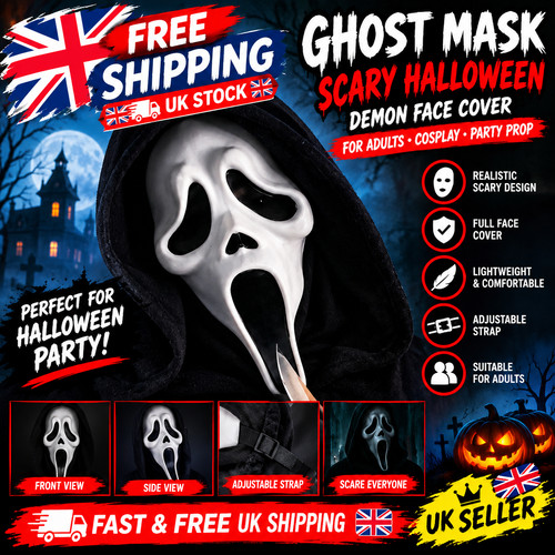 Halloween ghost mask scary - ghost,