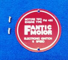 FANTIC 240 ( FM450 ) ENGINE ID PLATE - 56mm DIAMETER 