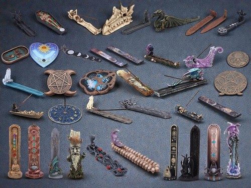 Resin incense stick - incense, holder
