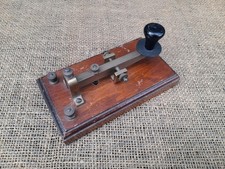 Brass + Wood Morse Code