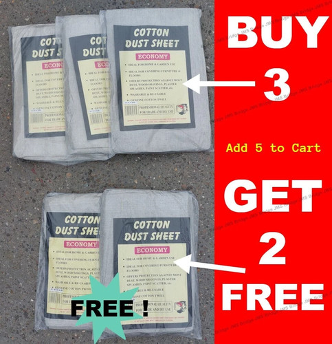 Dust sheet cotton - dust,