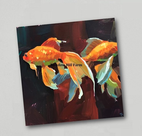 Fridge magnet goldfish classic - magnet,
