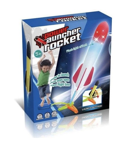 Kids power launcher rocket toy - power,