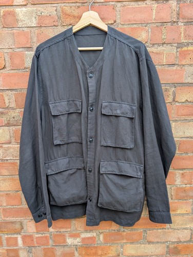 Maharishi black cotton - black, cotton/hemp