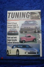Tuning 3/88 Geiger Corvette Schnitzer BMW 535 Lexmaul Kadett MAE 190 E Kerscher