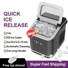Automatic 1.4L Ice Maker Countertop Machine Ice Cube Maker with Self-Cleaning UK