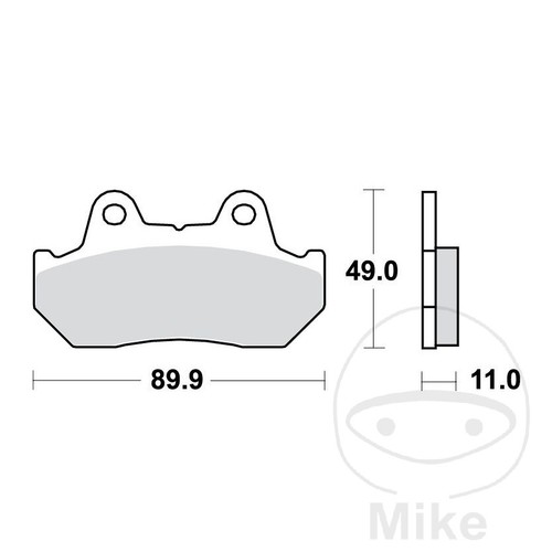 Trw standard brake pads altn - standard,