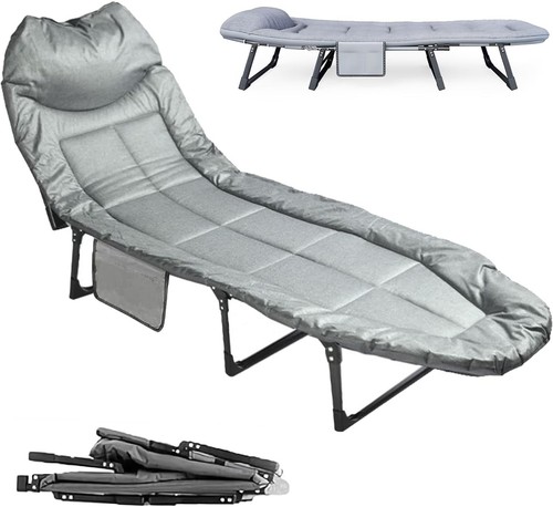 Single folding bed camping - folding,