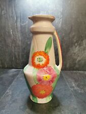 sudlow's burslem trix pottery flower vase 12"