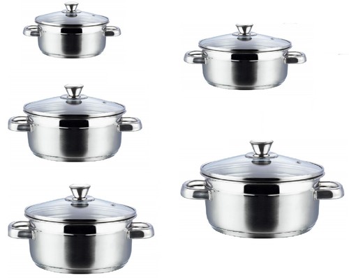 Stainless steel casserole - steel, with