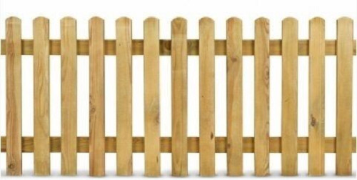 3x6ft wooden fence treated