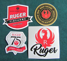 Four Pack Ruger Stickers 