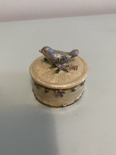 Monsoon enamel trinket - enamel, pot