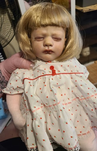 Reborn ooak vampire horror - vampire,