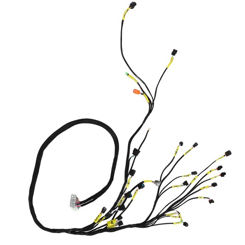 Tucked engine wiring - engine,