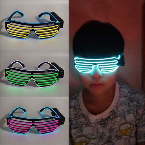 Led glowing glasses neon - glowing,