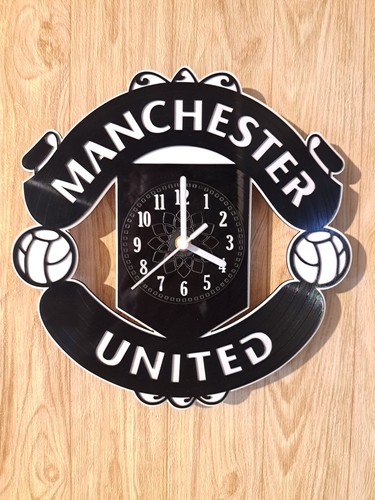 Laser cut vinyl wall clock - laser,