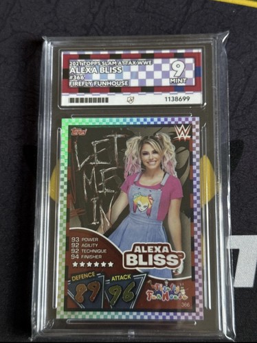 Wwe alexa bliss topps slam - wwe,