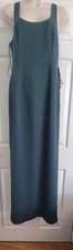After Six by Ronald Joyce Maxi Green Special Ocassion Dress Size 14 New RRP £130