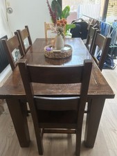kitchen table and chairs pre owned
