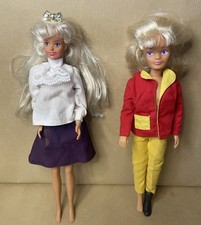 Bundle Of 2 Vintage Hasbro Sindy Dolls. With Outfits 1980s 1990s
