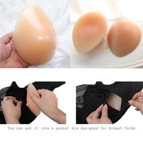 Silicone breast form - breast,