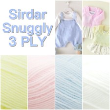 Sirdar Baby SNUGGLY 3ply Nylon Acrylic Patterns and Yarns 50g/100g
