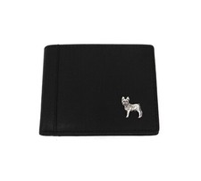 Boston Terrier Black Leather