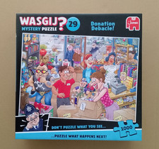 Wasgij Mystery 29 "Donation Debacle" 1000-Piece Jigsaw Puzzle GREAT CONDITION