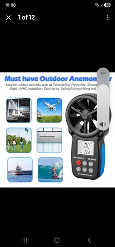 Holdpeak anemometer wind speed - wind,