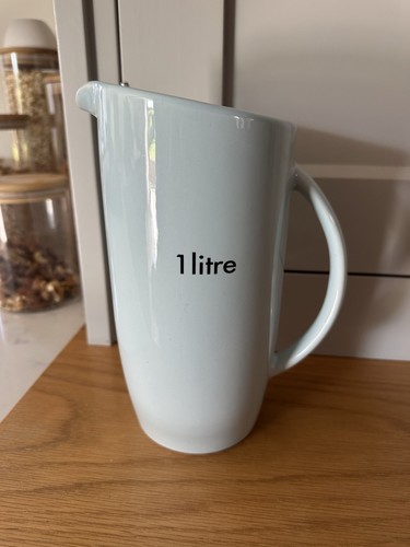 Duck egg blue litre - 1, ceramic