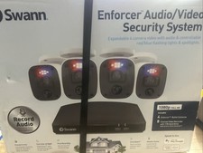 Swann 1080P Wired Home Security System 4 Bullet Cameras 1TB Enforcer