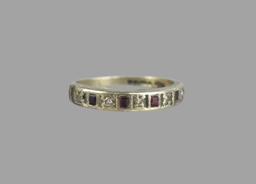 Vintage 9ct gold ruby - gold,