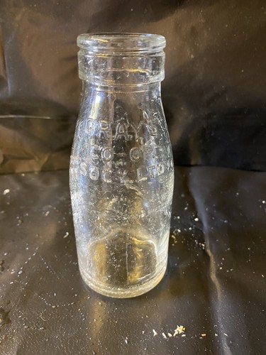 Vintage grays milk bottle - grays,
