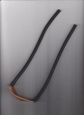 Hirdhawks Black Dankung 5080 Catapult Tube Bandsets with Leather Pouch