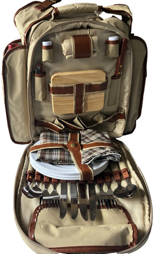 Insulated picnic basket - insulated,