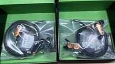 Hope Tech 4 V4 Brake Set Black With Orange Left And Right Black Hose Brand New