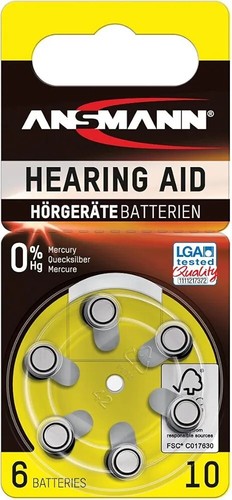 Ansmann hearing aid batteries - ansmann,