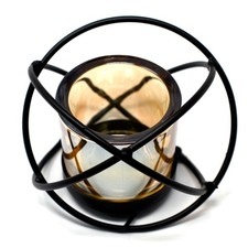 Centrepiece iron votive candle - iron,