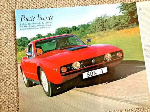 Saab sonett frameable - sonett,