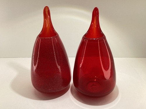 Ruby red handblown - 2,