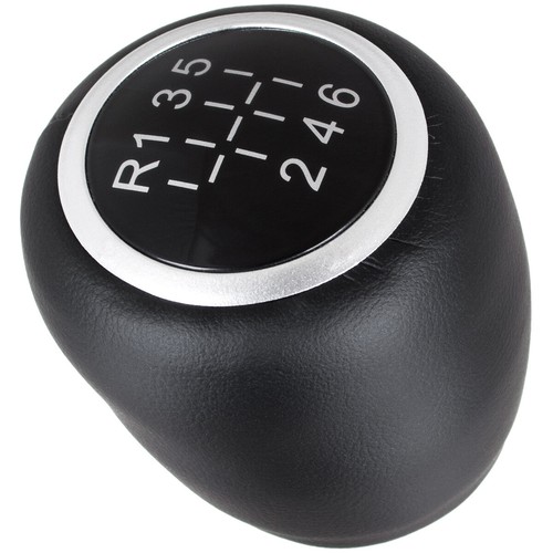 Leather gear knob black - gear,