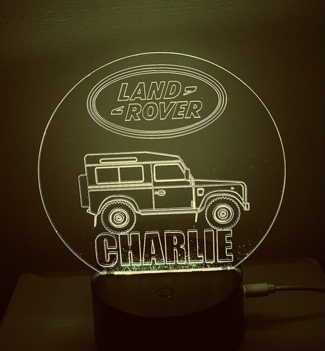 Car themed led night light - car,