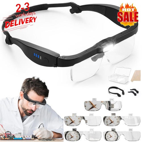 Magnifying headband glasses - magnifying,