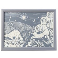 Artisan Hare Lap Tray With Cushion