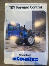 County 1174 Foward Control Tractor Vintage Brochure A4